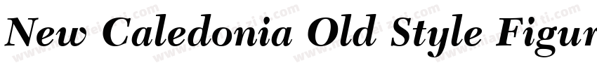 New Caledonia Old Style Figures字体转换